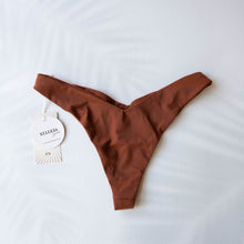 Load image into Gallery viewer, AMALFI Cheeky Bikini Bottoms in Rust
