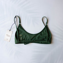 Ladda upp bild till gallerivisning, RAVELLO Bandeau Bikini Top with Straps in Fern
