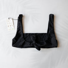 Load image into Gallery viewer, TROPEA Crop Bikini Top in Nero
