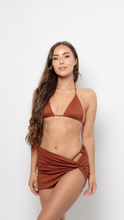 Load image into Gallery viewer, PORTOFINO Bikini Wrap Skirt in Rust
