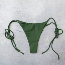 Load image into Gallery viewer, TRIESTE Side Tie Bikini Bottoms in Fern
