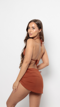 Cargar imagen en el visor de la galería, PORTOFINO Bikini Wrap Skirt in Rust
