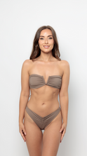 Load image into Gallery viewer, AMALFI Cheeky Bikini Bottoms in Taupe
