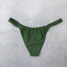 Load image into Gallery viewer, LEVANZO Ruched Bikini Bottom in Fern
