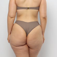 Load image into Gallery viewer, AMALFI Cheeky Bikini Bottoms in Taupe
