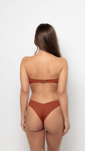 Load image into Gallery viewer, AMALFI Bandeau Bikini Top in Rust
