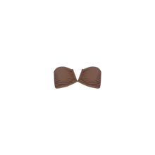 Load image into Gallery viewer, AMALFI Bandeau Bikini Top in Taupe
