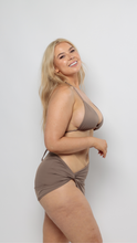 Charger l&#39;image dans la galerie, PORTOFINO Bikini Wrap Skirt in Taupe
