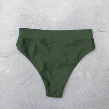 Load image into Gallery viewer, TROPEA High Waisted Bikini Bottom in Fern
