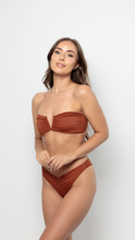 Load image into Gallery viewer, AMALFI Cheeky Bikini Bottoms in Rust
