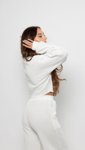 Cargar imagen en el visor de la galería, CAPRI wide leg pants &quot;White&quot;
