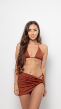 Cargar imagen en el visor de la galería, PORTOFINO Bikini Wrap Skirt in Rust
