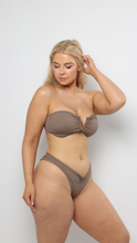 Load image into Gallery viewer, AMALFI Cheeky Bikini Bottoms in Taupe
