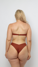 Load image into Gallery viewer, AMALFI Cheeky Bikini Bottoms in Rust
