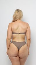 Load image into Gallery viewer, AMALFI Cheeky Bikini Bottoms in Taupe
