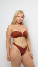 Load image into Gallery viewer, AMALFI Cheeky Bikini Bottoms in Rust
